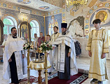 Престольный праздник в храме честь Рождества великого пророка Предтечи и Крестителя Господня Иоанна молитвенно отметили в станице Боковской
