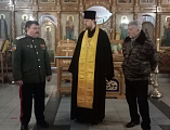 Казачий круг казаков станицы Мало-Несветаевской в Донском храме города Новошахтинска