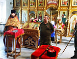 В храме Донской иконы Божией Матери г. Новошахтинска юные казак и казачки дали присягу на верность православной вере, Отечеству и казачеству