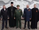 Протоиерей Роман Амплеев принял участие в митинге, посвященном 78-й годовщине победы в Великой Отечественной войне