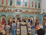 Приход храма Покрова Пресвятой Богородицы сл. Никольская Миллеровского благочиния отметил престольный праздник