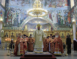 В день тезоименитства Преосвященнейший епископ Симон совершил Божественную литургию в Покровском кафедральном соборе города Шахты