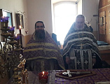 В храме Рождества Христова станицы Митякинской состоялось соборное богослужение духовенства Тарасовского благочиния