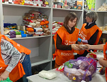 Вновь в Новошахтинске проходит традиционный продовольственный марафон «Корзина доброты»