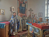 В храме Донской иконы Божией Матери слободы Шарпаевка состоялось соборное богослужение духовенства Тарасовского благочиния