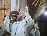 В Крещенский сочельник епископ Шахтинский и Миллеровский Симон совершил богослужение в храме святителя Николая г. Новошахтинска
