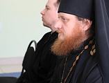 Под председательством Преосвященнейшего епископа Симона в духовно-просветительском центре при Покровском кафедральном соборе г. Шахты прошло собрание монашествующих Шахтинской епархии