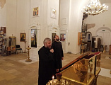 Преосвященнейший епископ Симон посетил кафедральный собор Успения Пресвятой Богородицы в Смоленске
