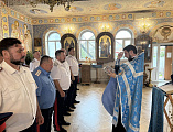 Совместный молебен перед Донской иконой Божией Матери в станице Боковской