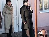 Иерей Игорь Лосев поздравил учащихся школы № 25 г. Шахты с Масленицей и рассказал о значимости Великого поста