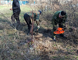 Субботник на кладбище Первомайского сельского поселения