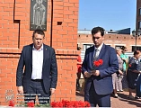 Возле мемориальный часовни «Памяти погибшим воинам в Афганистане, Чечне и на Чернобыльской АЭС» поселка Каменоломни состоялся митинг, посвященный Дню памяти воинов, погибших в локальных войнах