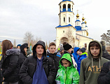 В Донском храме г. Новошахтинска встретили детей из Северодонецка