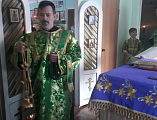Престольный праздник в молитвенном доме в честь преподобного Серафима Саровского х. Александровский отметили соборным богослужением