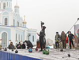1 января в день памяти святого преподобного Ильи Муромца на Соборной площади города Шахты традиционно прошел День богатыря