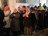 Во вторник Светлой седмицы Преосвященнейший епископ Симон с архипастырским визитом посетил храм слободы Позднеевка в честь Архистратига Михаила, где архиерей до принятия епископского сана служил настоятелем
