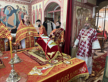 Пасхальное торжество в храме Донской иконы Божией Матери города Новошахтинска в среду Светлой седмицы