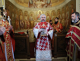 В среду Светлой седмицы епископ Симон с архипастырским визитом посетил приход святых мучениц Веры, Надежды, Любови и матери их Софии станицы Багаевской