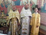 Поздравления с 18-летием диаконской хиротонии принял настоятель Донского храма города Новошахтинска протоиерей Роман Амплеев