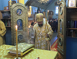 Преосвященнейший епископ Симон с архипастырским визитом посетил храм Покрова Пресвятой Богородицы города Шахты