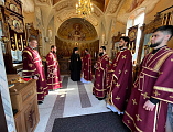 Преосвященнейший епископ Симон совершил Литургию по чину святого апостола Иакова