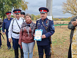 В хуторе Красновка прошел старинный казачий обряд «Посажение на коня» ﻿