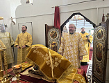 С архипастырским визитом епископ Симон посетил приход преподобномученицы Елисаветы города Гуково