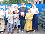 В храме Архистратига Михаила поселка Каменоломни состоялось награждение участников конкурса детских рисунков ко Дню семьи, любви и верности