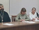 В обсуждении взаимодействия казачьих учебных заведений Сулинского района и Сулинского благочиния принял участие иерей Виктор Литвинов