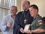 Руководитель епархиального отдела по приграничному сотрудничеству принял участие во встрече с участником СВО