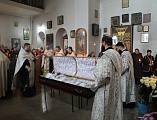 Отпевание почетного настоятеля храма святителя Николая Чудотворца протоиерея Владимира Ильина
