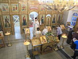 В день Обрезания Господня и день памяти святителя Василия Великого в храме Донской иконы Божией Матери г. Новошахтинска совершено соборное богослужение