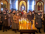 В поминальную Вселенскую родительскую субботу в Покровском кафедральном соборе совершили молитву о всех от века почивших православных христианах
