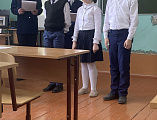 В Калитвенской образовательный школе прошел открытый урок для учеников 5 класса, посвященный «Дню православной книги»