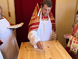В ст. Обливской освятили храм в честь святого великомученика Георгия Победоносца