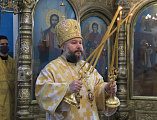 Правящий архиерей Шахтинской епархии совершил Божественную литургию в храме Покрова Пресвятой Богородицы г. Красный Сулин