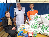 В храме Архистратига Михаила вручены продуктовые наборы нуждающимся