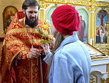 Иерей Евгений Осяк поздравил прихожанок с днём Жен-Мироносиц