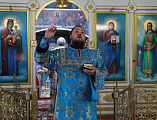 Престольное торжество в честь образа Божией Матери Казанской в гуковском храме возглавил Преосвященнейший епископ Симон