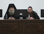 С благословения Преосвященнейшего  Владыки Симона ,епископа Шахтинского и Миллеровского, благочинный над монастырями иеромонах Димитрий (Яроцкий) принял участие в собрании