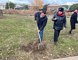 Преосвященнейший епископ Симон принял участие в акции древонасаждения «Сохраним лес» в Кашарском районе
