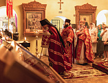 В престольный праздник Преосвященнейший епископ Симон совершил Божественную литургию в храме святой блаженной Ксении Петербургской города Шахты