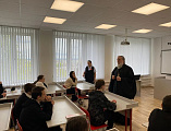 Беседа с учащимися 9-х классов Базковской школы   