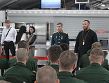 Иерей Сергий Липень с пастырским визитом посетил военнослужащих 163 танкового полка
