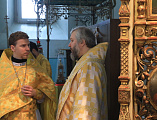 Епископ Шахтинский и Миллеровский Симон с архипастырским визитом посетил Донецкое Успенское архиерейское подворье