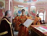 Епископ Шахтинский и Миллеровский Симон совершил Божественную литургию и диаконскую хиротонию в храме Донской иконы Божией Матери г. Новошахтинска