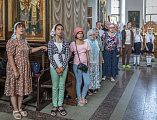 Молебен на начало учебного года и торжественная линейка в воскресной школе Покров