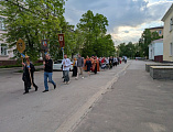 Прихожане храма Архистратига Михаила станицы Вешенской прошли крестным ходом к мемориалу «Клятва»