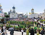 В день памяти преподобного Сергия Радонежского епископ Симон сослужил Предстоятелю Русской Церкви в Троице-Сергиевой лавре