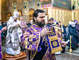В Неделю Торжества Православия Преосвященнейший епископ Симон совершил Божественную литургию святителя Василия Великого в Покровском кафедральном соборе г. Шахты